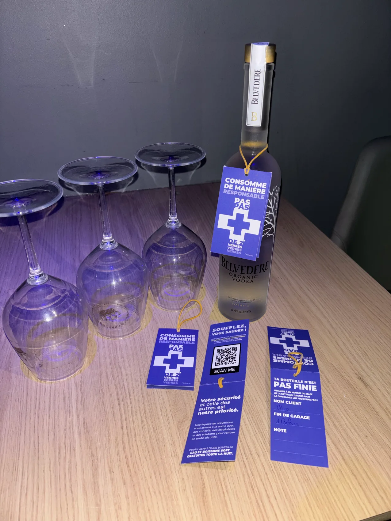 La prévention arrive jusqu’à la bouteille.
